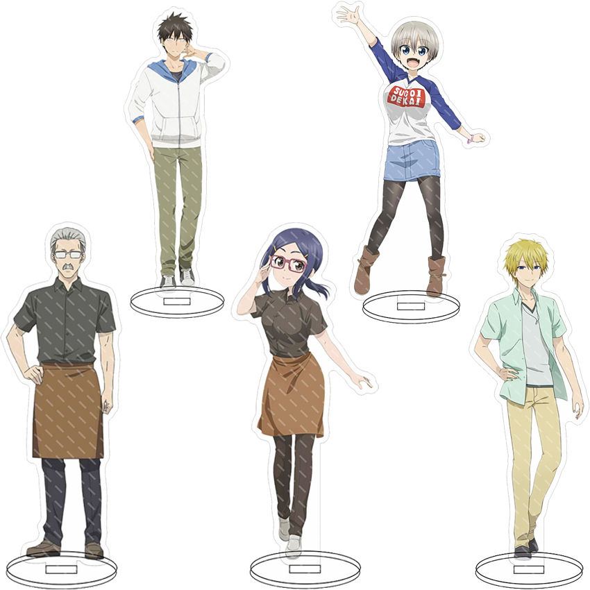 Anime Merch - Акриловая подставка с персонажами аниме, 16