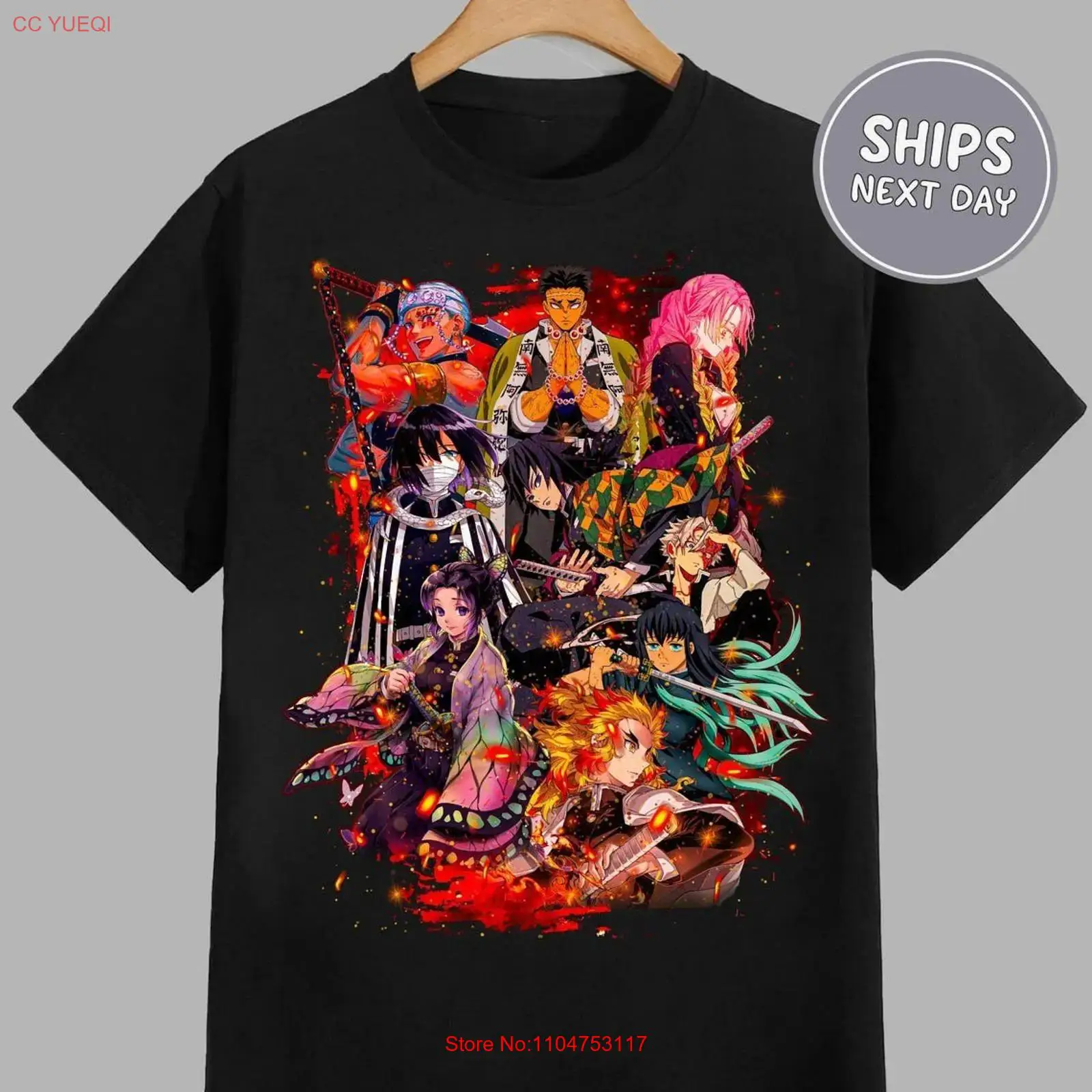 Anime Merchandise Online - Футболка Demon Slayer в стиле аниме,