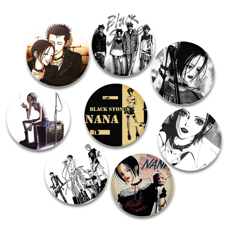 Nana Anime Merchandise - 58 мм Nana эмалированная булавка аниме