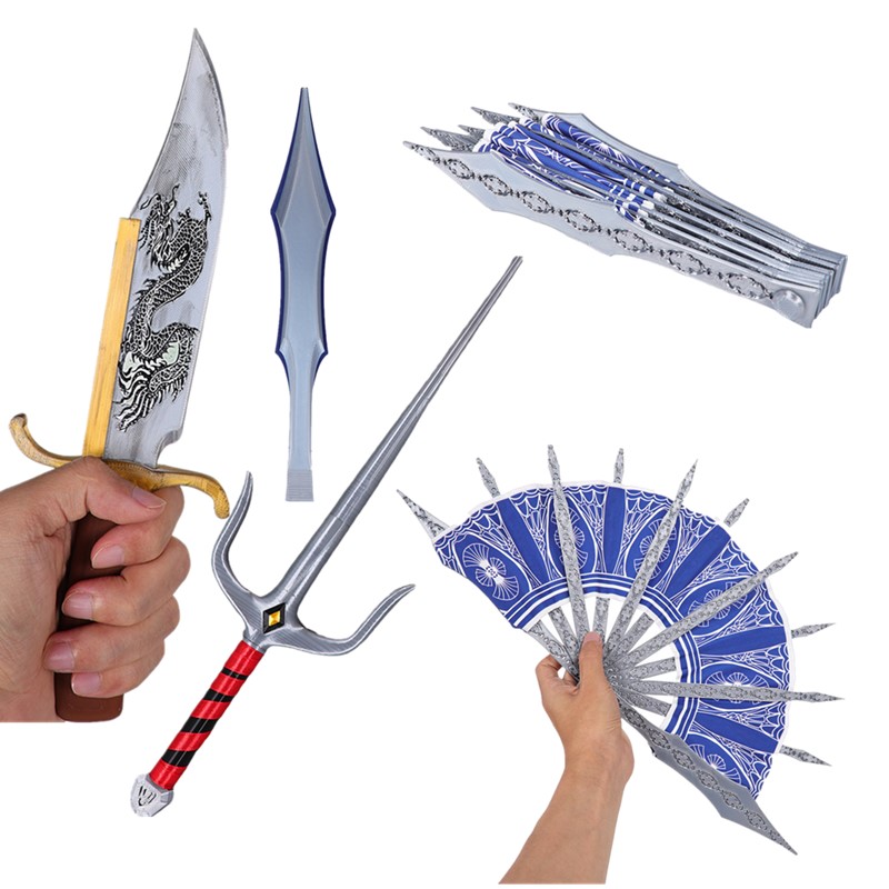 Cosplay Prop Sword - Mortal Косплей Комбат складной веер Fantasia
