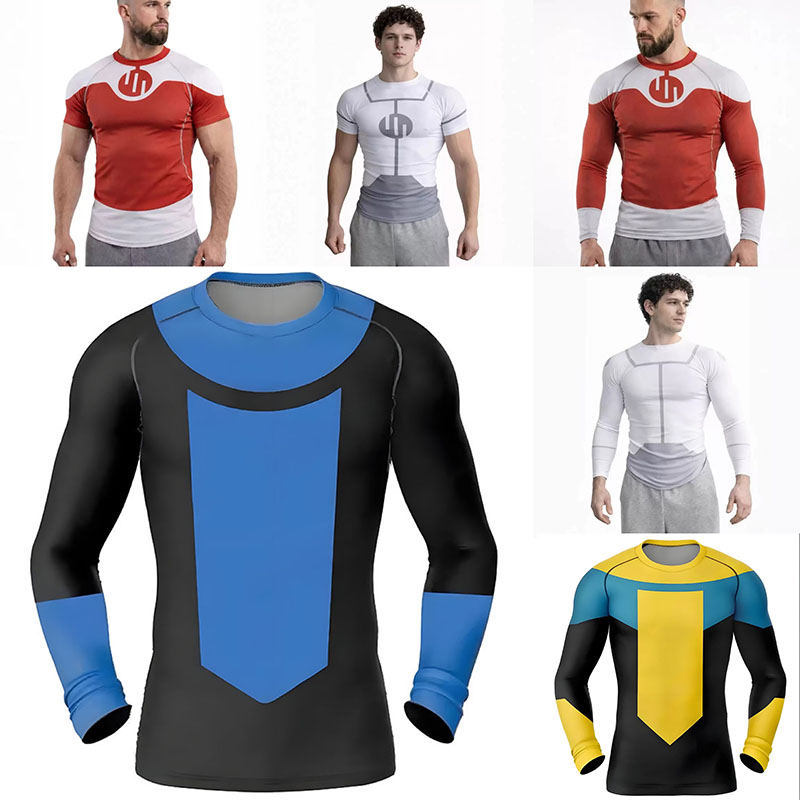Anime Merchandise Online - Новая футболка-рашгард Invincible для косплея, дайвинга,