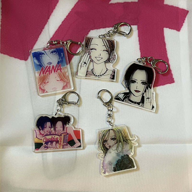 Nana Anime Merchandise - Акриловый брелок-Аниме Y2k ручной работы