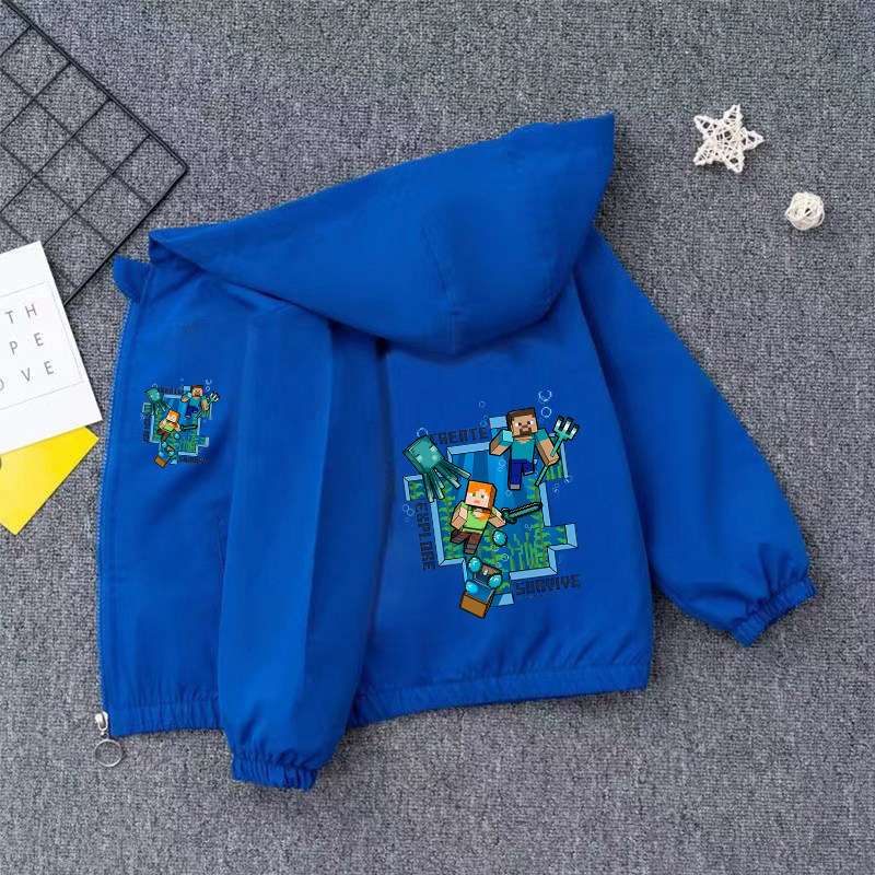 Куртка Minec Rafted с принтом  – обзор и цена Windbreaker Anime Merchandise