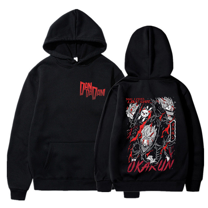 Худи с принтом Дандадан Аясэ М – обзор и цена Anime Merch Hoodie