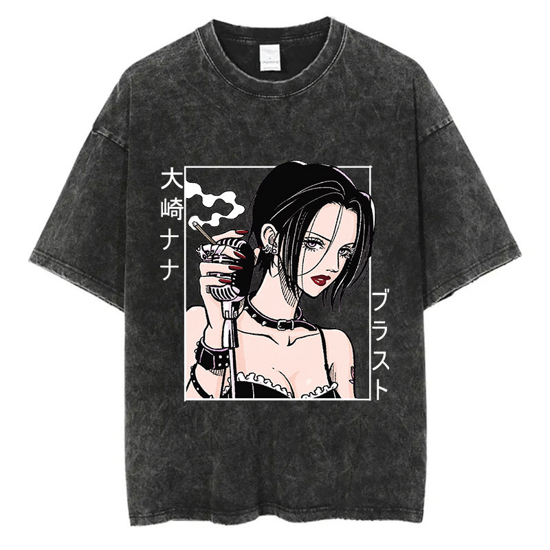 Винтажная потертая футболка с  – обзор и цена Nana Anime Merchandise