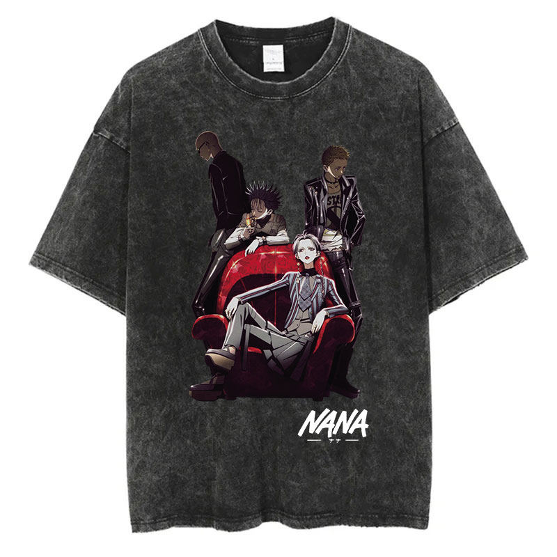Винтажная потертая футболка с  – обзор и цена Nana Anime Merchandise